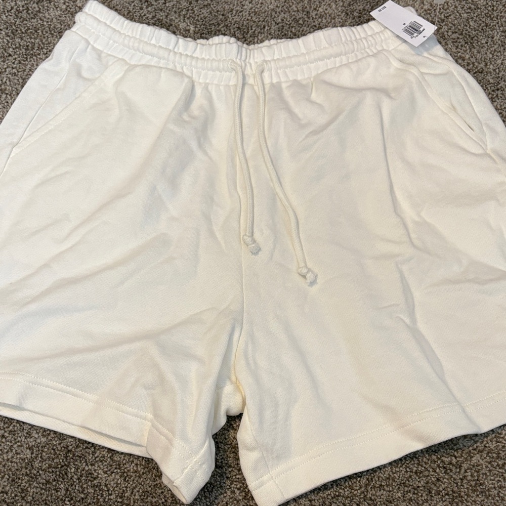 Old Navy Off-White Athletic Shorts